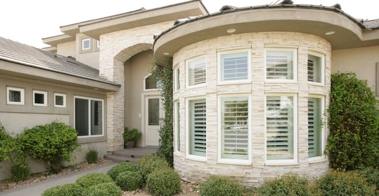 Exterior view of shutters Dover home